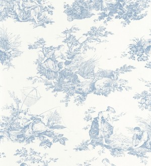 Papel pintado Casadeco Les Belles Toiles De Jouy 2  87916217