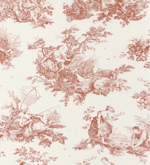 Papel pintado Casadeco Les Belles Toiles De Jouy 2  87918201