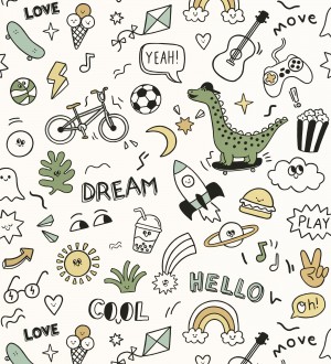 Papel pintado Caselio Les Mini Mondes 105834527