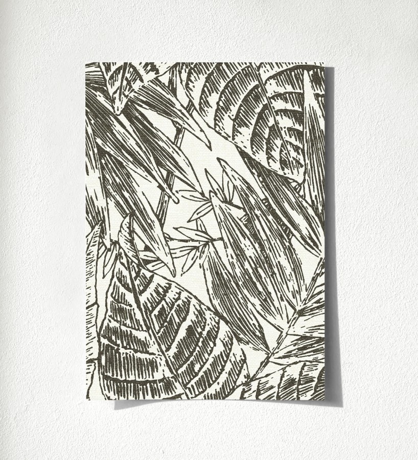 Muestra de papel pintado Midnight Palms 683814  Midnight Palms 500683814