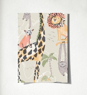 Muestra de papel pintado Enzo Zoo 684046 Enzo Zoo 500684046
