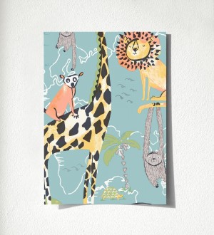 Muestra de papel pintado Enzo Zoo 684047 Enzo Zoo 500684047