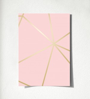 Muestra de papel pintado Noa Pink 684091 Noa Pink 500684091