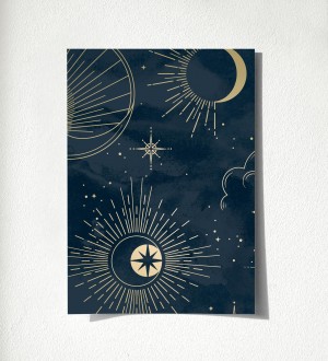 Muestra de papel pintado Lyra Astral 684093 Lyra Astral 500684093