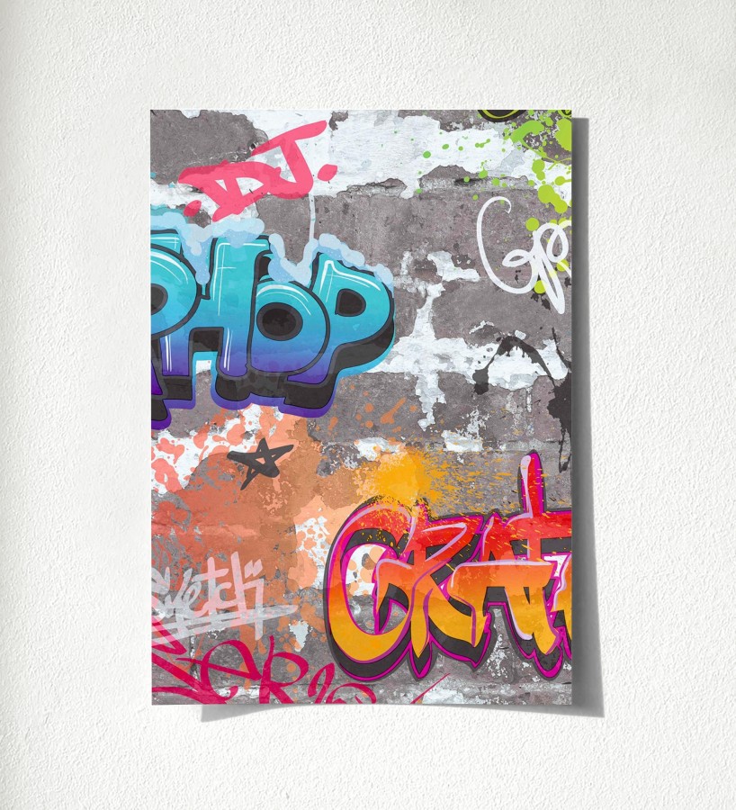 Muestra de papel pintado Jax Graffiti 684098  Jax Graffiti 500684098