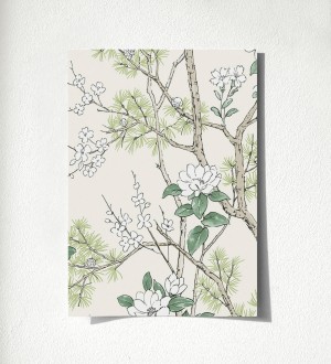 Muestra de papel pintado Adachi Blossom 684251 Adachi Blossom 500684251