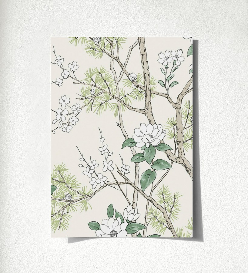Muestra de papel pintado Adachi Blossom 684251  Adachi Blossom 500684251
