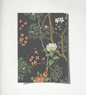 Muestra de papel pintado Adachi Blossom 684252 Adachi Blossom 500684252
