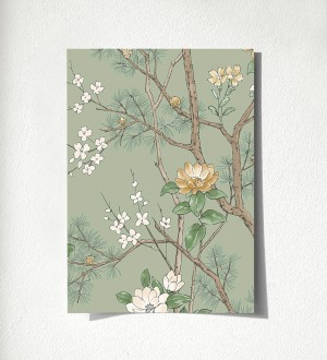 Muestra de papel pintado Adachi Blossom 684253 Adachi Blossom 500684253