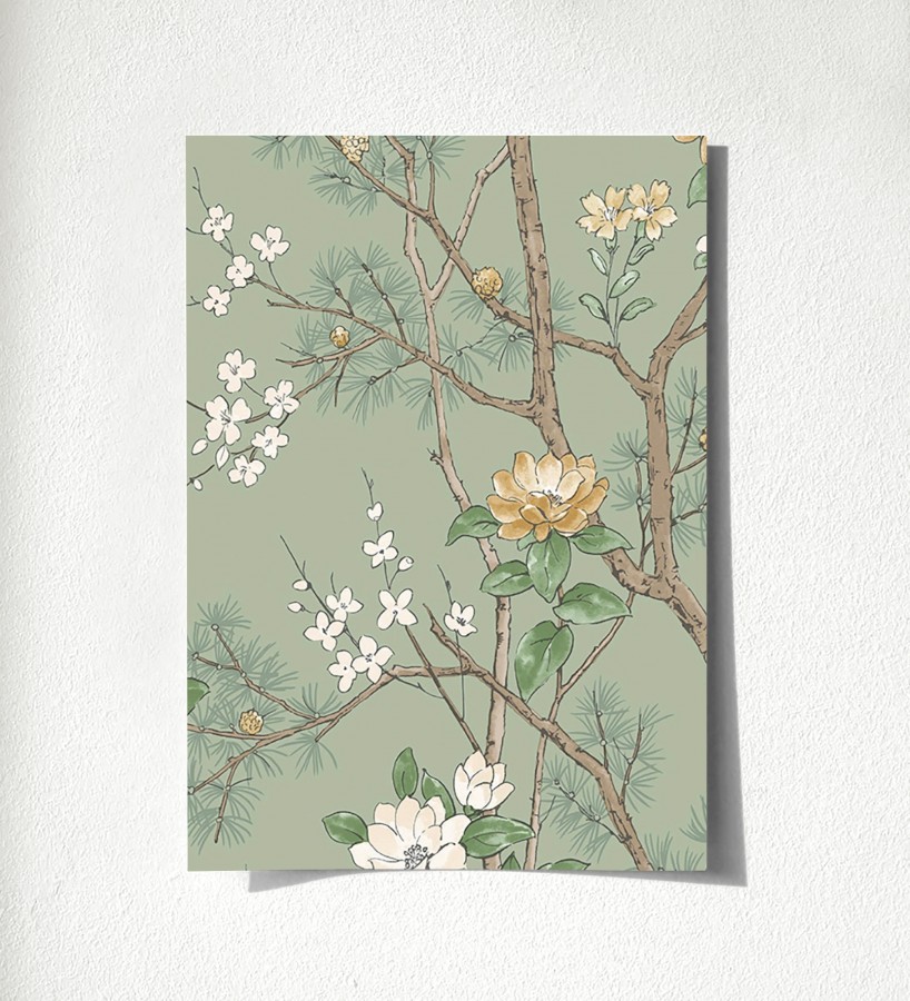 Muestra de papel pintado Adachi Blossom 684253  Adachi Blossom 500684253