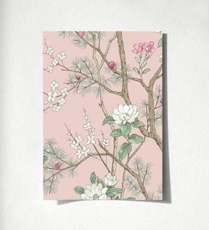 Muestra de papel pintado Adachi Blossom 684254 Adachi Blossom 500684254