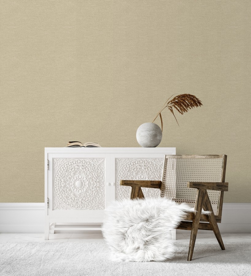 Papel pintado efecto tela de lino jaspeada texturizada  Liverpool 681030