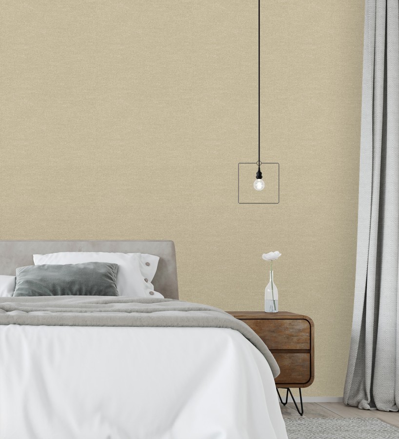 Papel pintado efecto tela de lino jaspeada texturizada  Liverpool 681030