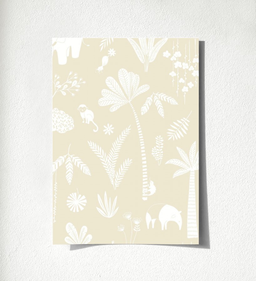 Muestra de papel pintado Milo Safari 684453  Milo Safari 500684453