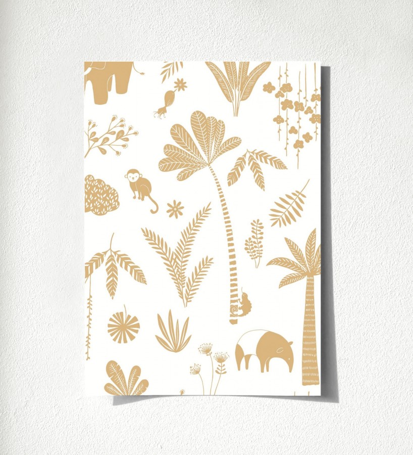 Muestra de papel pintado Milo Safari 684454  Milo Safari 500684454