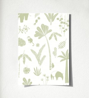 Muestra de papel pintado Milo Safari 684457 Milo Safari 500684457