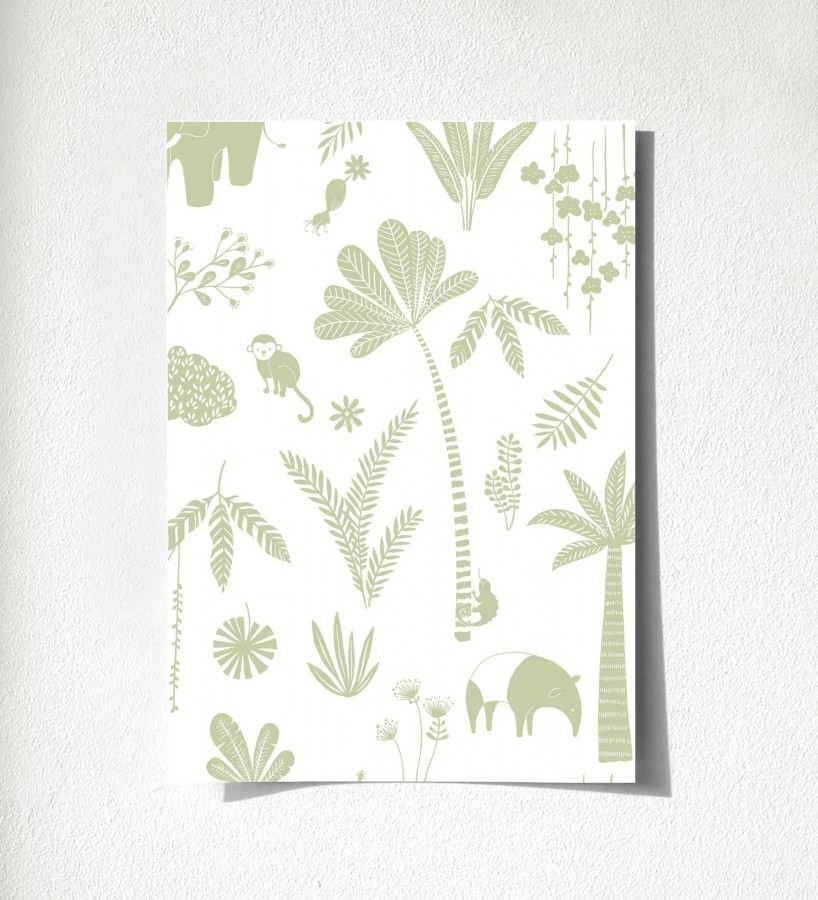Muestra de papel pintado Milo Safari 684457  Milo Safari 500684457