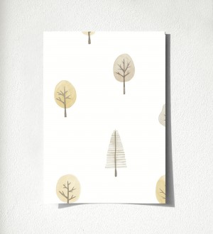 Muestra de papel pintado Willow Woody 684485 Willow Woody 500684485
