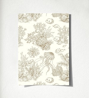 Muestra de papel pintado Atlantis Abyss 684502 Atlantis Abyss 500684502