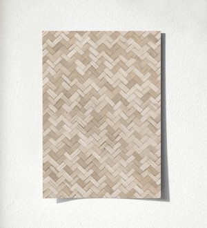 Muestra de papel pintado Savile Rattan 685239 Savile Rattan 500685239