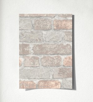 Muestra de papel pintado Salem Brick 685249 Salem Brick 500685249