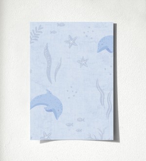 Muestra de papel pintado Nara Dolphin 684852 Nara Dolphin 500684852