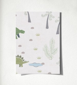 Muestra de papel pintado Dino Brave 684864 Dino Brave 500684864