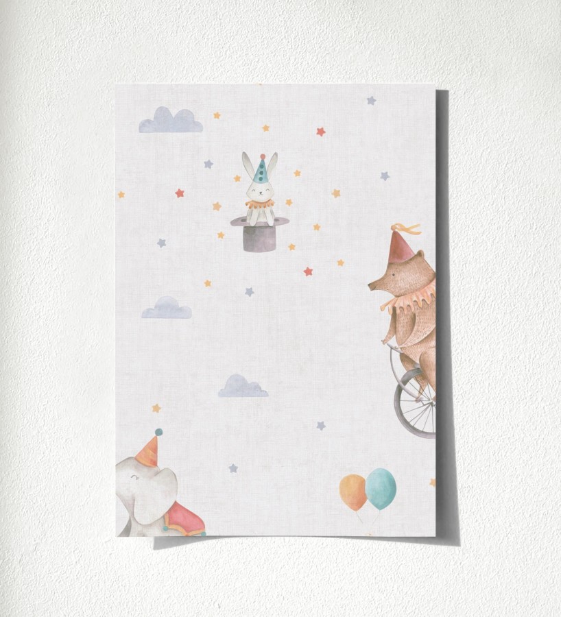 Muestra de papel pintado Playful Circus 684874  Playful Circus 500684874