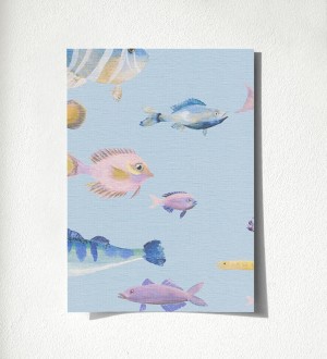 Muestra de papel pintado Lagoon Colorful 684971 Lagoon Colorful 500684971