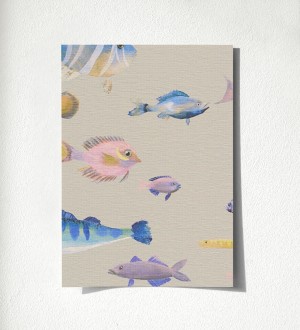 Muestra de papel pintado Lagoon Colorful 684973 Lagoon Colorful 500684973