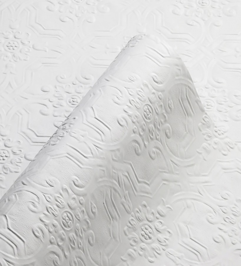 Papel pintado con relieve de motivos ornamentales repintable  Constantine Emboss 683195