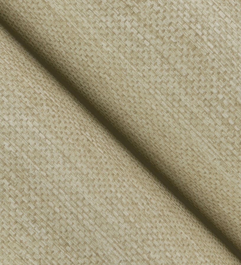 Papel pintado rafia con fibras de sisal color natural  Studs Texture 682100