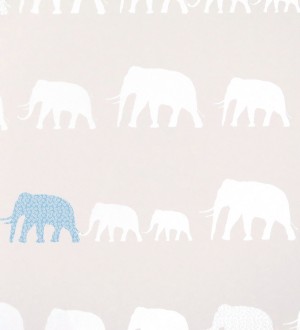 Papel pintado elefantes infantiles para niños Jungle Dyr 116212