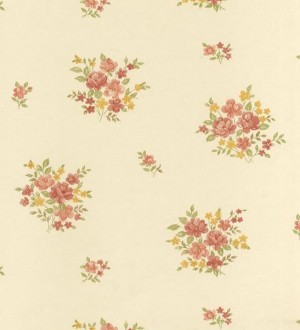 Papel pintado ramillete de flores pequeñas Liberty Country Flavia 118351