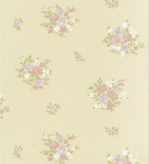 Papel pintado ramillete de flores pequeñas Liberty Country Flavia 118360