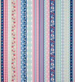 Papel pintado patchwork rayas vintage Addi 118376