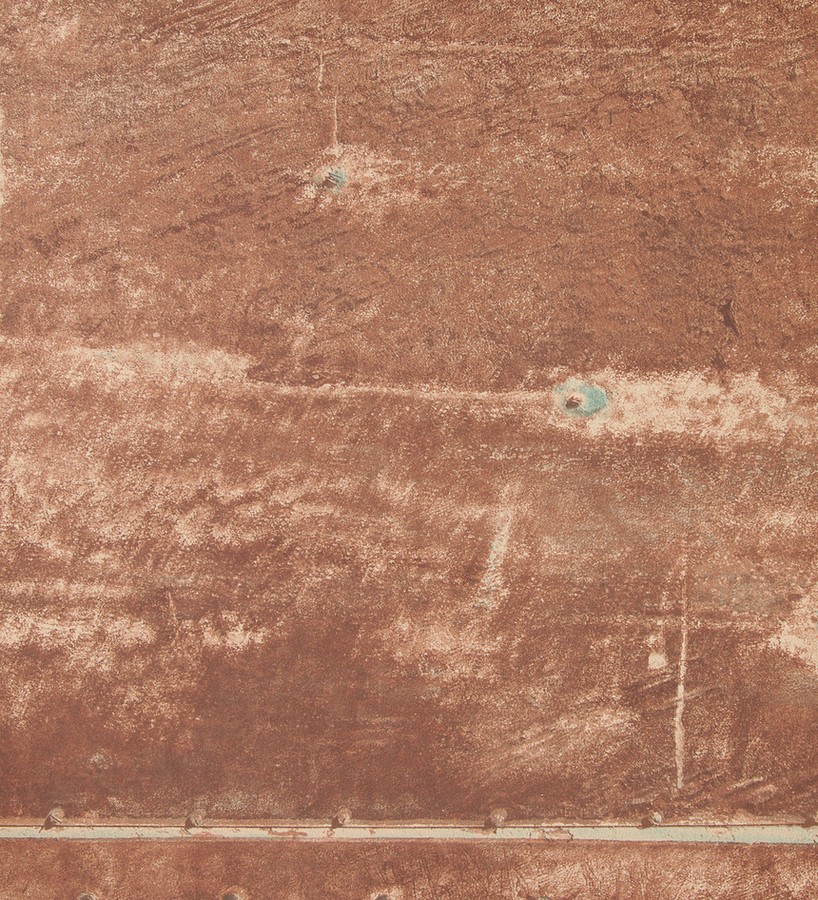 Papel pintado imitación chapa de metal oxidada Estrabón 118413