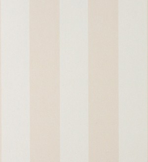 Papel pintado rayas modernas bicolor beige claro y blanco roto Raya Morgan 119726