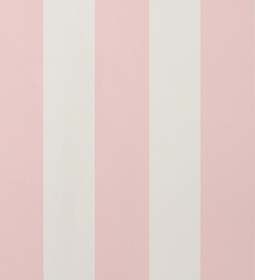 Papel pintado rayas modernas bicolor rosa claro y blanco Raya Morgan 119729