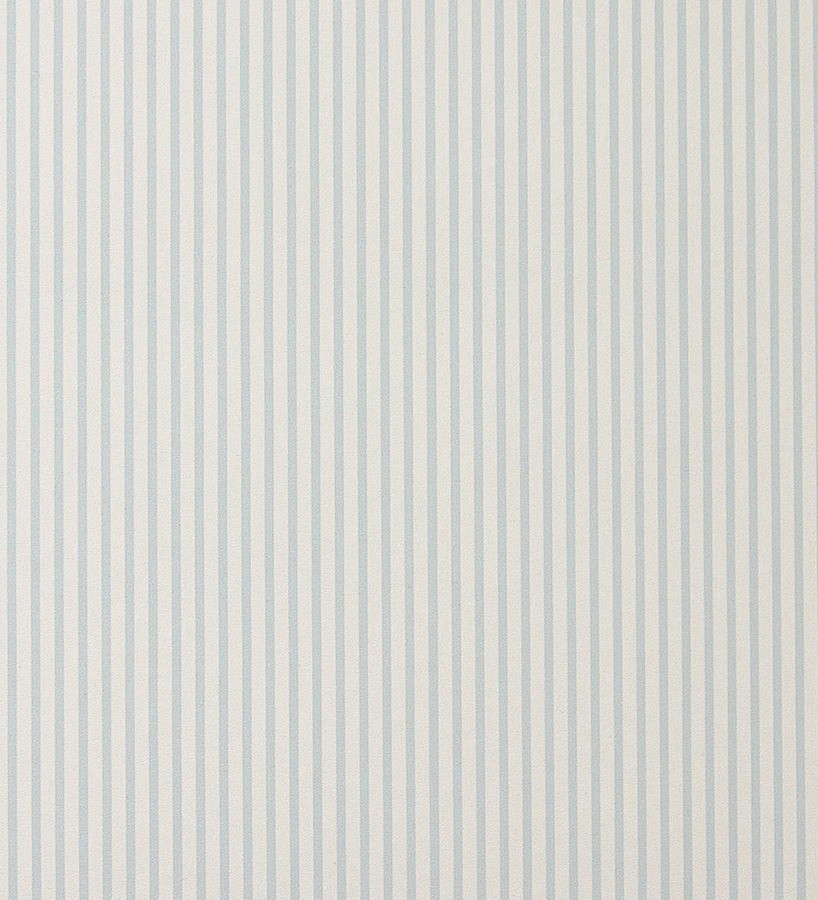 Papel pintado rayas finas modernas celeste claro pálido y blanco Raya Satine 119738