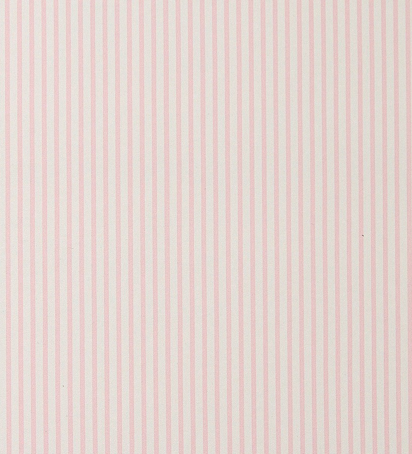 Papel pintado rayas finas modernas tonos rosa claro y blanco Raya Satine 119739