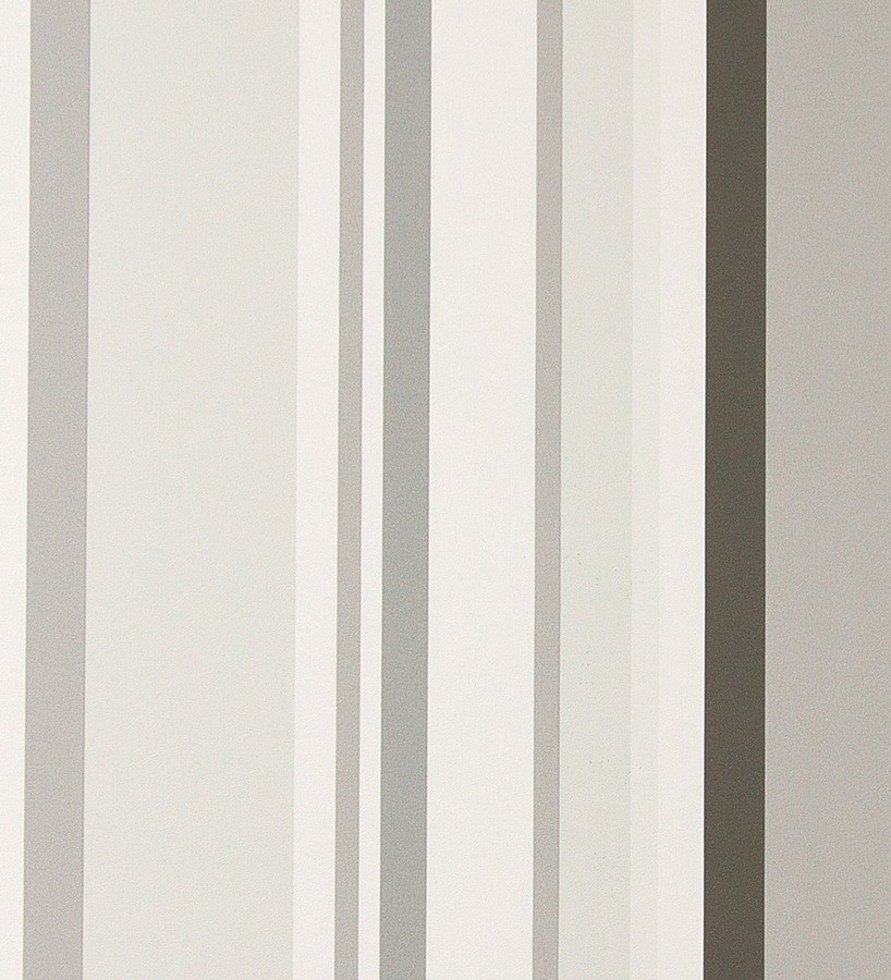 Papel pintado moderno rayas efecto código de barras gris Raya Momet 119756