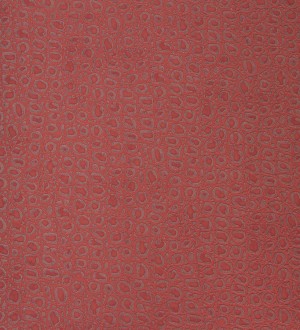Papel pintado efecto piel de tortuga africana rojo teja Douala 119815
