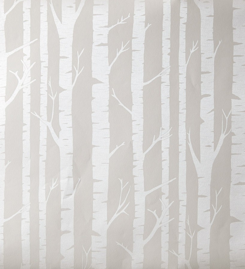 Papel pintado troncos de árboles estilo nórdico - Tree Forest 342123