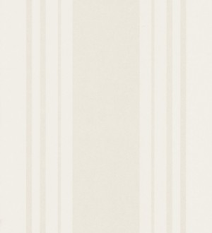 Papel pintado rayas anchas modernas bicolor blanco perla fondo blanco Raya Nolan 342532