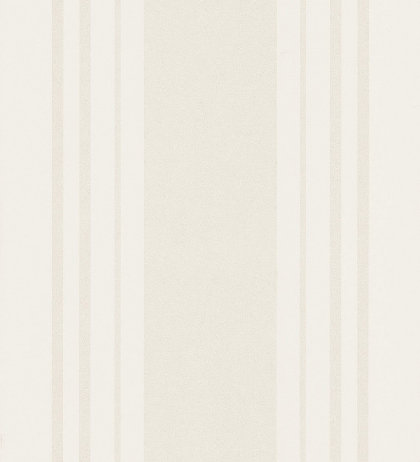 Papel pintado rayas anchas modernas bicolor blanco perla fondo blanco Raya Nolan 342532