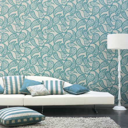 Papel pintado cashmere hindú moderno Nirek 228298