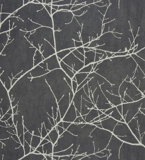 Papel pintado ramas de árboles gris claro Aloysia 230174
