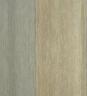 Papel pintado rayas anchas veteadas gris claro visón y beige oscuro Raya Areca 230186