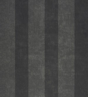 Papel pintado rayas modernas efecto decapado gris oscuro y negro Raya Lilien 231119